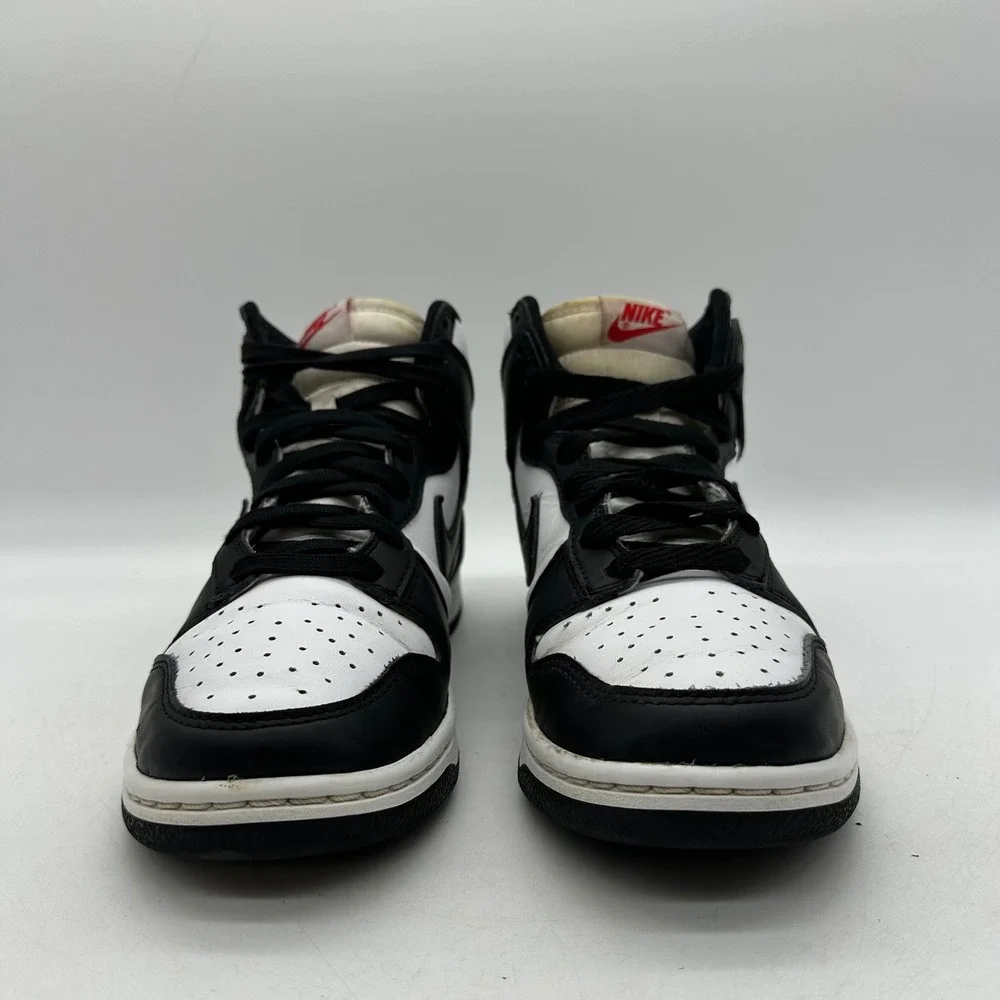 Nike DD1869-103 Womens Size 8 Dunk High Panda Sneakers White Black High Top Shoe